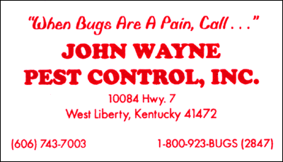 John Wayne Pest Control, Inc. - West Liberty, Kentucky