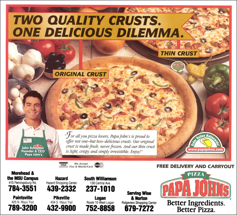 papa johns pizza