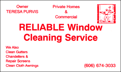 Reliable Window Cleaning Service - Owingsville, Kentuck
