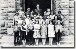 Farmers School - 1953 Fourth and Fifth Grade Class - Teacher: Mayma Lowe