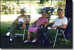 Harden, Molly, Edsel Wright in 1980