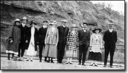 Stone Quarry In Farmers, KY - Man on right is Harley Pribble