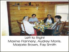 Maxine Flannery, Audrey Morris, Marjorie Brown, Fay Smith